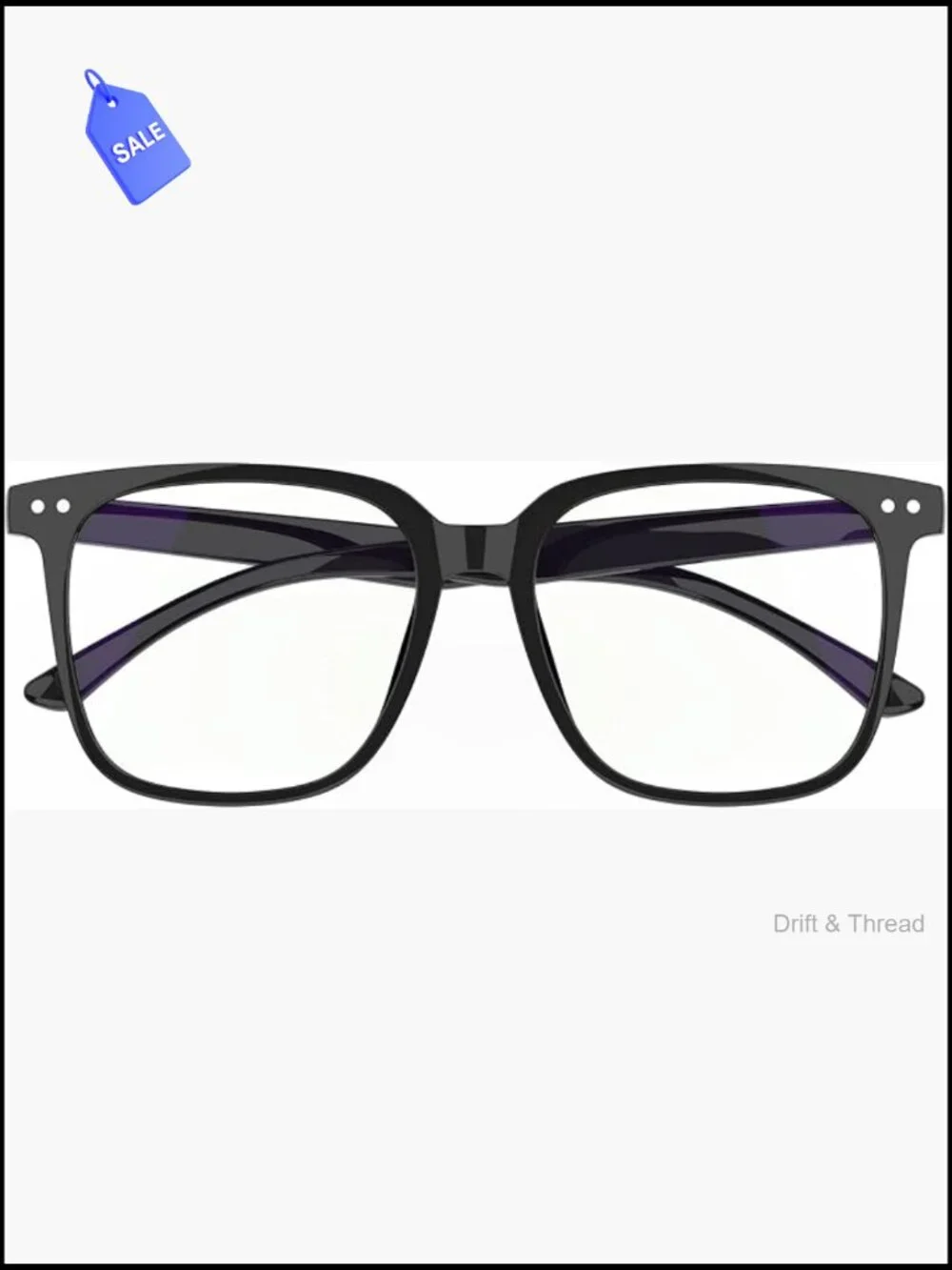 Oversized Square Blue Light Blocking Glasses for Women Men Anti Glare Computer